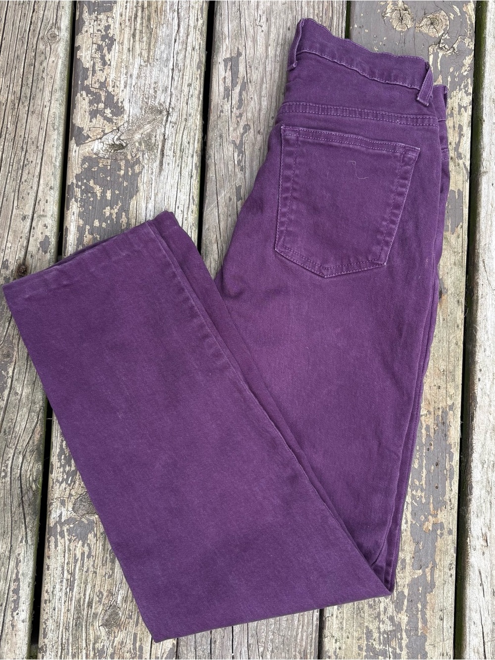 St. John’s Bay Women's Purple High-Rise Stretch Jeans size 6
